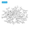 Unique Bargains Metal Bulk Elegant DIY Crafts Jewelry Making Initial Pendant 50 Pcs - 3 of 4