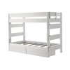 Max & Lily Solid Wood Modern Farmhouse Farmhouse Twin/Twin Bunk Bed with Storage Drawers - 2 of 4
