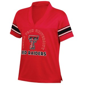 NCAA Texas Tech Red Raiders Women's Mesh Jersey T-Shirt - 1 of 3