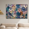 Art Remedy Jewel Flowers Colorful buterfly and flowers wall art Framed - 2 of 4