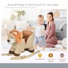 LOVMOR Baby Rocking Horse with Lullaby Song,Kids Rocking Chair - 3 of 4