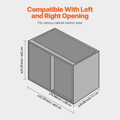 SUGIFT Blind Corner Pull Out Cabinet Organizer, 2 Tier 4 Shelf Kitchen Cabinet Storage, Chrome Carbon Steel Basket for Min 15 inch Wide Opening — фото 7