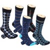 Mio Marino Men's Groovy Designer Dress Socks 5 Pack - 3 of 4