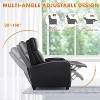 Recliner Chair for Living Room Massage PU Leather Recliner Sofa Home Theater Seating with Lumbar Support - 4 of 4