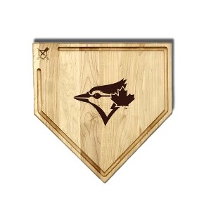 MLB 17-Inch Wooden Home Plate Cutting Board w/Trough, Toronto Blue Jays - 1 of 2