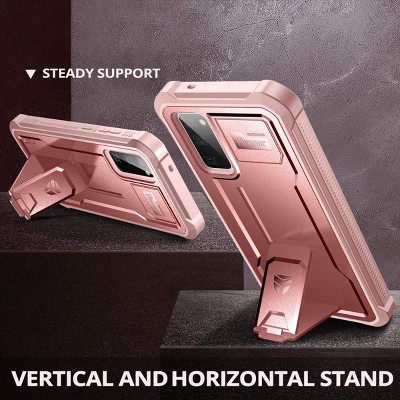 Dexnor for Samsung Galaxy S20 FE Case, [Built in Screen Protector and Kickstand]