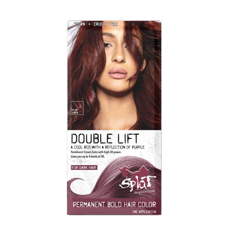 Splat Double Lift Kit Permanent Hair Color - Plum Siren - 5.75 fl oz, 1 of 11