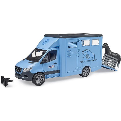 Bruder Mb Sprinter Animal Transporter With Horse : Target