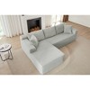 103''Modular Corduroy L-Shaped Sectional Sofa with Deep Seat, No Assembly Required - 4 of 4