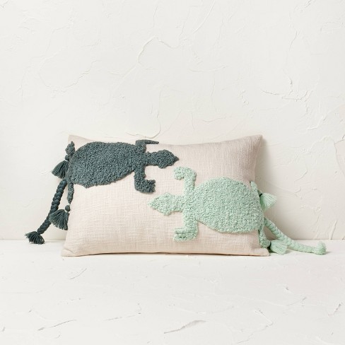 Two headed Giant Throw Pillow