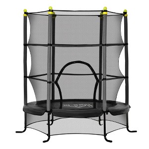 5.3' Kids Trampoline, Recreational Trampolines 64" Indoor Trampoline For Kids Teens Steel Frame Outdoor Large Trampoline With Net - 1 of 4