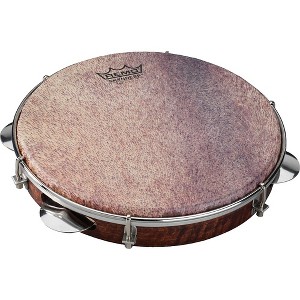 Remo Samba Choro Pandeiro With Chrome Jingles Goat Brown 10 In x 1.78 In - 1 of 1