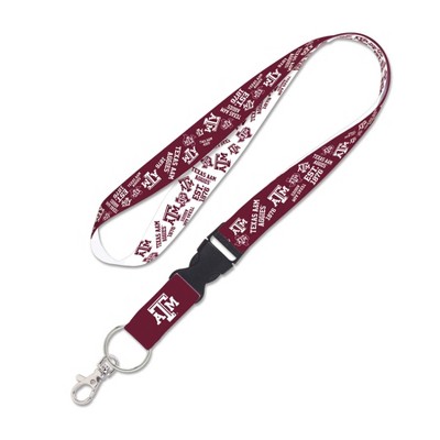 NCAA Texas A&M Aggies Scatter Print Lanyard