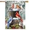 Briarwood Lane Winter House Flag 40x28 For Outdoor Winter Woodland Birds For Winter House Flag - 2 of 4