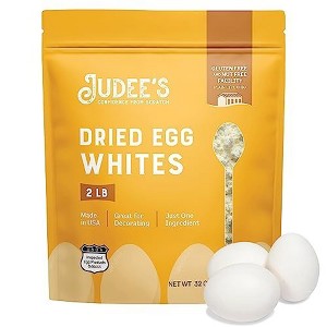 Judees Dried Egg White Protein Powder 2 lb - Pasteurized, USDA Certified, 100% Non-GMO - Gluten-Free and Nut-Free Use in Baking - 1 of 4