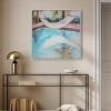 Art Remedy Poolside Hammock Chic Coastal Wall Art Framed - 2 of 4