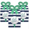 Big Dot of Happiness Par-Tee Time - Golf - Square Favor Gift Boxes - Birthday or Retirement Party Bow Boxes - Set of 12 - image 2 of 4