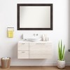 Amanti Art Sloped Non-Beveled Framed Bathroom Vanity Wall Mirror - 4 of 4