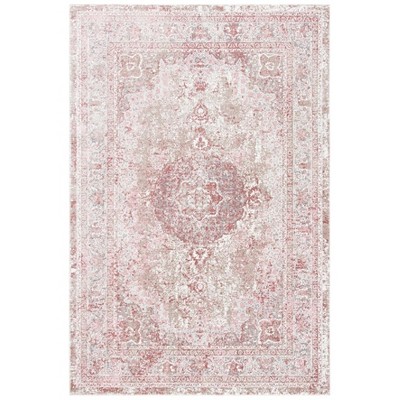 Ethereal Ivory Abstract 4' x 6' Synthetic Area Rug