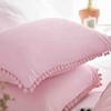 BAGOKIE 3-Piece Bed in a Bag Comforter Set with Pom Fringe - 4 of 4