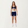 Anna-Kaci Active Women's V-Neck Cross Front Colorblock Sports Bra with Wide Straps and Supportive Elastic Band - 3 of 4