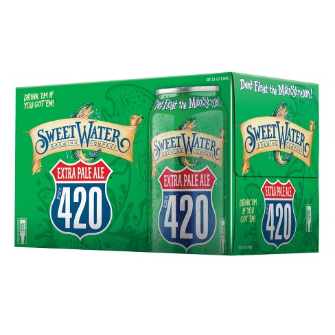 SweetWater 420 Extra Pale Ale Beer - 6pk/12 fl oz Cans - image 1 of 4