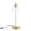 Modway Element Table Lamp – Modern Glass Lamp with Chrome Base and Fabric Shade for Living Room or Bedroom Accent Lighting - 4 of 4