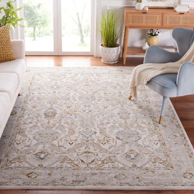 Hamilton Gray and Beige 4' x 6' Hand-knotted Wool Rug