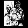 Men's Star Wars: The Empire Strikes Back Black and White Trio T-Shirt - 2 of 4