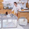 Pro Goleem Baby Playpen, 71"×47" Play Pens for Babies and Toddlers - 2 of 4