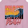 Women's - Instant Message - Miami Beach Graphic Racerback Tank - 2 of 4