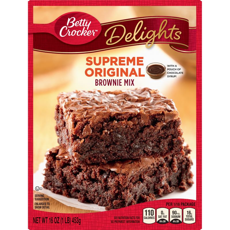Betty Crocker Supreme Original Brownie Mix - 16oz, 3 of 12