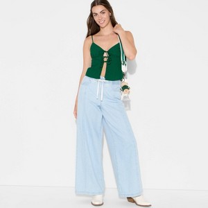 Women's Game Day Flyaway Woven Tank Top - Wild Fable™ - 1 of 3