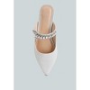 Geode Pearl Embellished Slip On Mules - 3 of 4