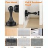 DOMETOUR Magnetic Door Stopper, Door Holder for Wall/Floor Mount, Keeps Door Open, Silver, 1 Pack - 4 of 4