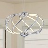 C Cattleya 8-Light 19.25inch Chrome 3000K LED Chandelier Pendant Light - 2 of 4