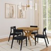 Plank+Beam Verso Round Dining Table, 47" Solid Wood Kitchen & Dining Room Table - 4 of 4