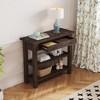 NicBex Console Table with Drawer and 2 Sturdy Shelves Side Table Sofa Table for Living Room, Entryway, Hallway - 2 of 4