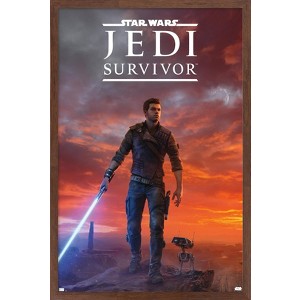 Trends International Star Wars: Jedi: Survivor - Key Art Framed Wall Poster Prints - 1 of 4
