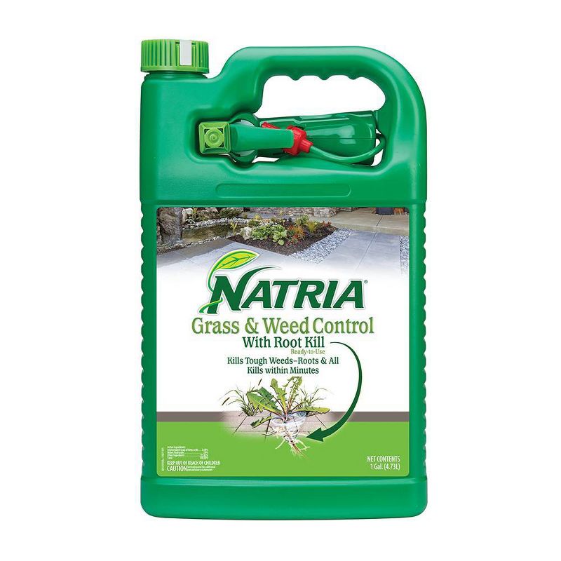 Natria Grass &#38; Weed Control Herbicide with Root Kill - 1 gal, 1 of 2