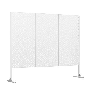 PexFix Metal Freestanding Privacy Screen Garden Fence For Deck Patio Balcony Outdoor Privacy Panel Palace Pattern - 1 of 4
