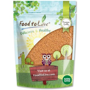 Yellow Mustard Seeds - Non-GMO Verified, Kosher, Raw, Vegan, Bulk - by Food to Live - 1 of 4