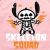 Girls' - Lilo and Stitch - Skeleton Squad Shirt Tail Raglan Graphic T-shirt - 2 of 4