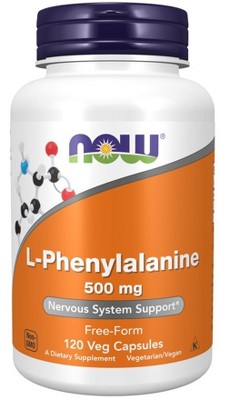 Phenylalanine 500mg by Now Foods  -  120 Capsule