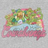 Girl's Teenage Mutant Ninja Turtles Distressed Pink Cowabunga T-Shirt - 2 of 4