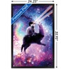 Trends International James Booker - Laser Space Cat Llama Framed Wall Poster Prints - 3 of 4