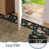 Area Rugs for Living Room Bedroom Modern Floral Bordered Rug Non-Slip Low Pile Accent Carpet Soft Foldable Rug Home Decor - 3 of 4