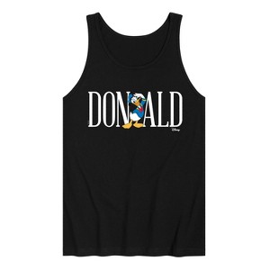Men's - Disney - Simple Donald Font Graphic Tank Top - 1 of 3