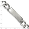 Black Bow Jewelry Men's 15mm Stainless Steel Polished I.D. Bracelet, 9 Inch - 4 of 4