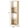Racxily 4 Cube Vertical Storage Organizer multiple colors, Bookcase, Storage Shelf - 3 of 4